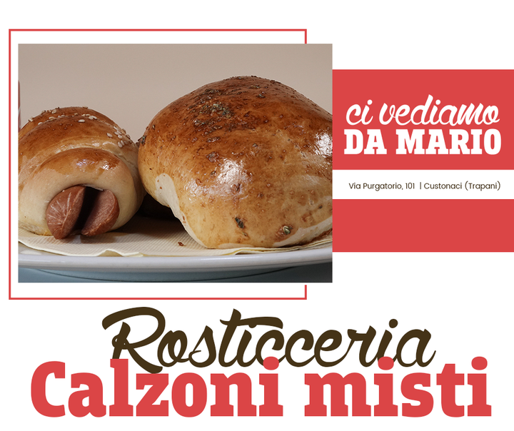 Da Ci Vediamo Da Mario - Gastronomia Tipica puoi trovare pezzi misti di #rosticceria #sicialiana! Un impasto soffice e fragrante unito a vari tipi di gusti è la combo perfetta per una pausa tutta da gustare!! 🤤